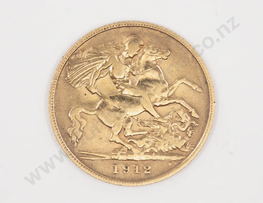 1912 Half Gold Sovereign Image 1++