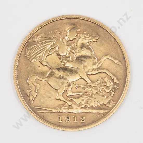 1912 Half Gold Sovereign
