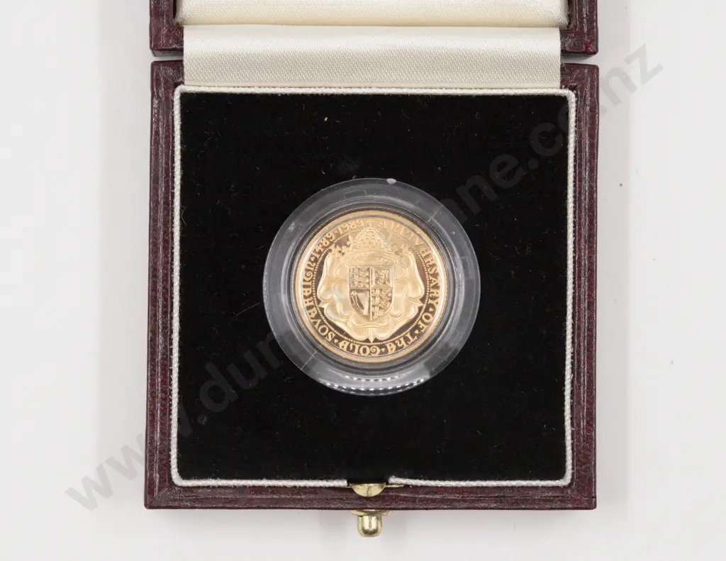500th Anniversary of the First Gold Sovereign 1489-1989 Proof Gold Sovereign Royal Mint Image 1++