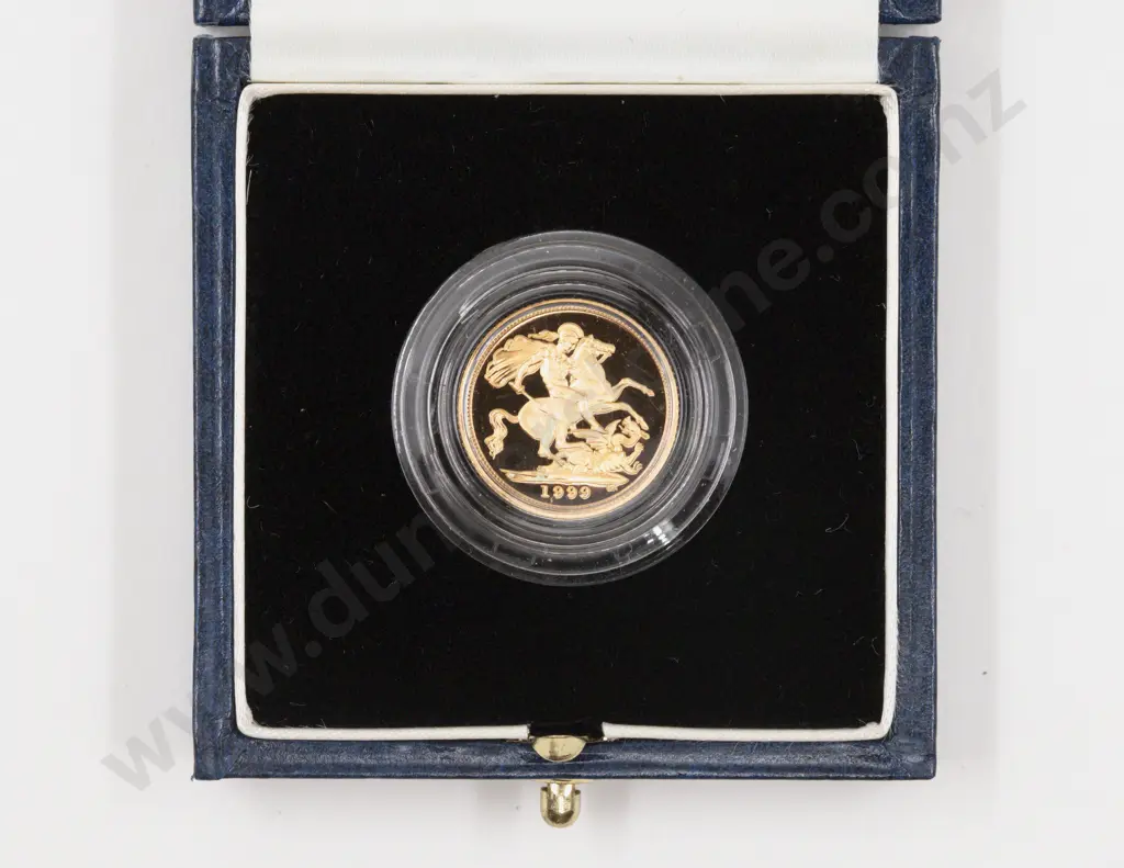 EIIR 1999 Proof Gold Half Sovereign Royal Mint #0894 Image 1++
