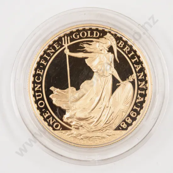 EIIR 1988 Britannia 100 Pounds One Ounce Proof Gold Coin Royal Mint #0216