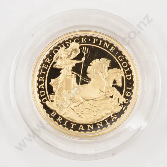 EIIR 1997 Britannia 25 Pounds 1/4 Ounce Proof Gold Coin Royal Mint #0776