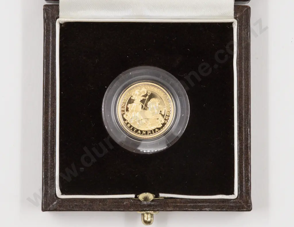 EIIR 1997 Britannia 10 Pounds 1/10 Ounce Proof Gold Coin Royal Mint #1181 Image 1++