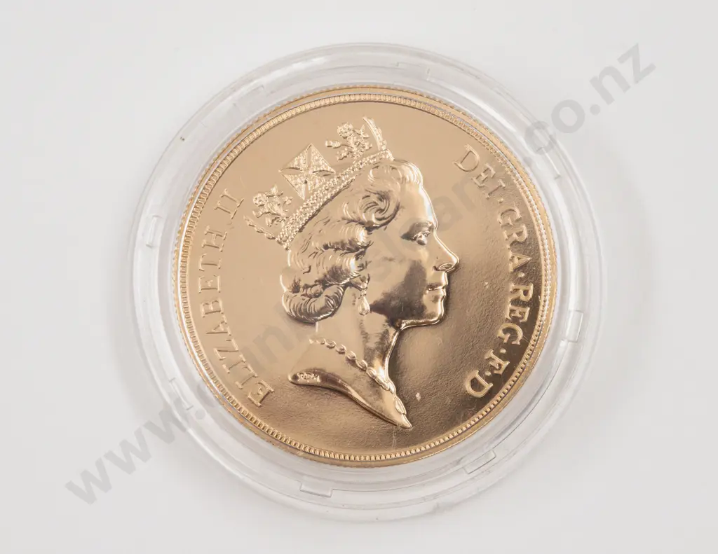 EIIR 1997 Five Pounds Brilliant Unc Gold Coin Royal Mint #0505 Image 1++