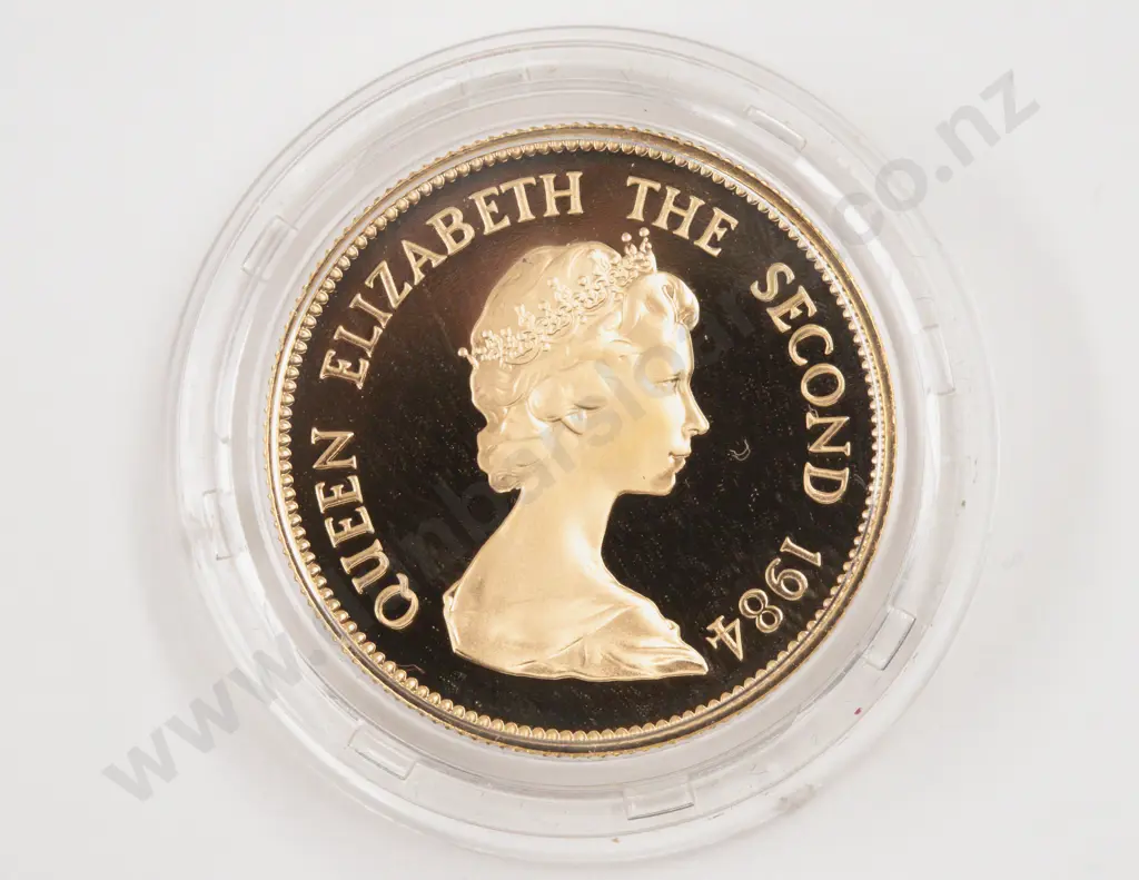 1984 Hong Kong $1000 Lunar Year Coin The Year of the Rat Proof Gold Coin Image 1++