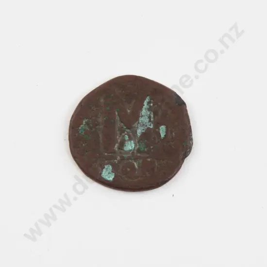 Large Byzantine Copper Coin