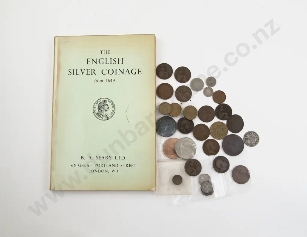 Small Qty World Vintage Coinage with Reference The English Silver Coinage from 1649 Image 1++