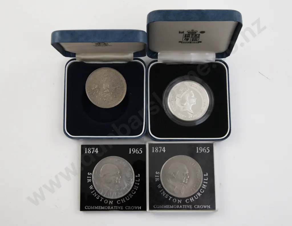 Royal Mint 1993 £5 40th Anniversary Silver Proof Image 1++