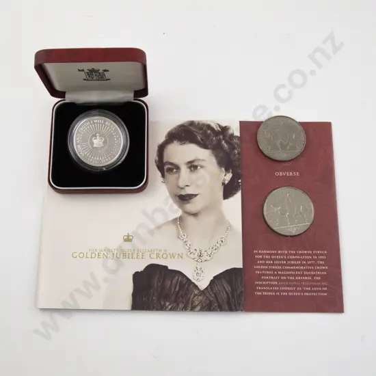 Royal Mint 2002 5 Pounds Unc Silver Proof and Two Others