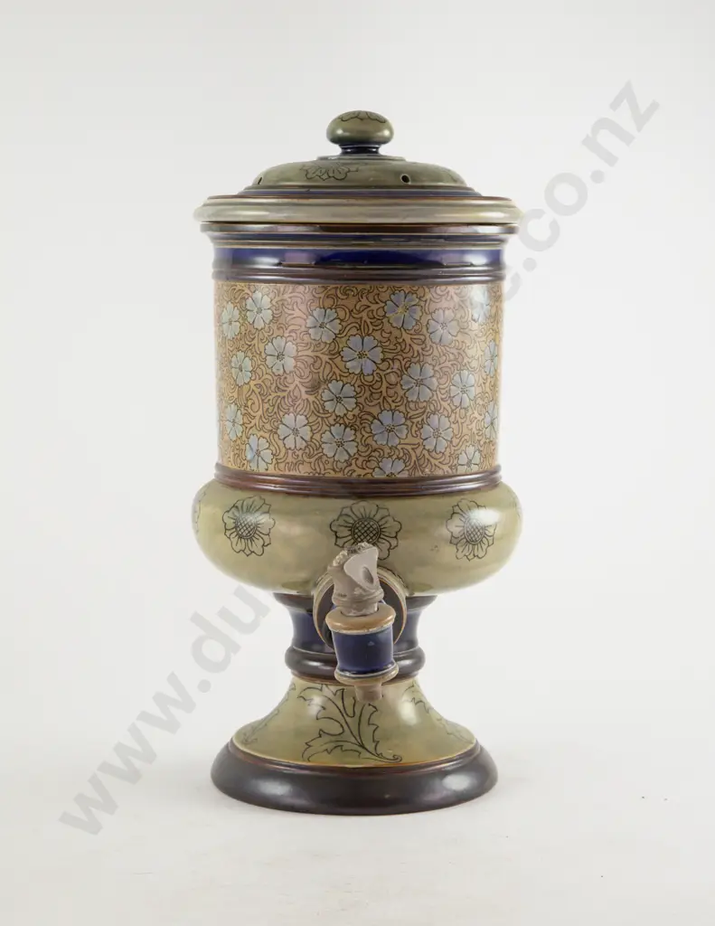 Late C19th Doulton LambethStoneware Water Filter Image 1++