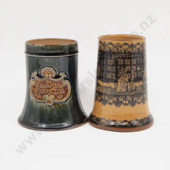 Two Doulton Stoneware Pint Mugs