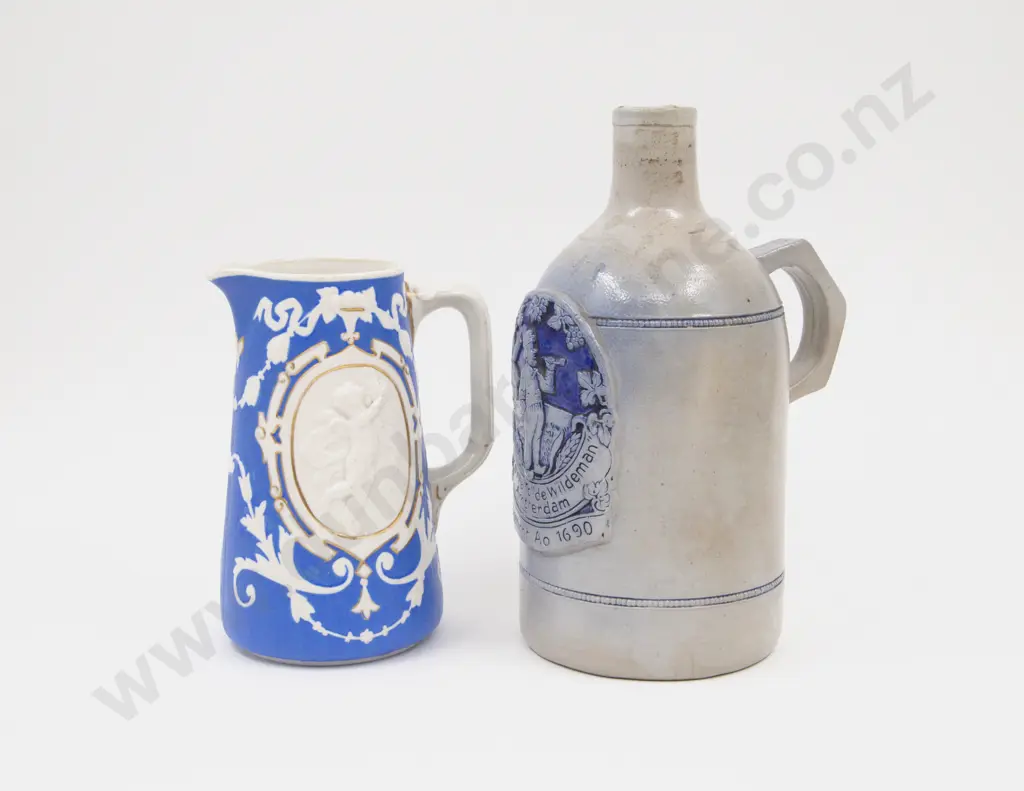 German Stoneware Gin Bottle Levert & Co Image 1++