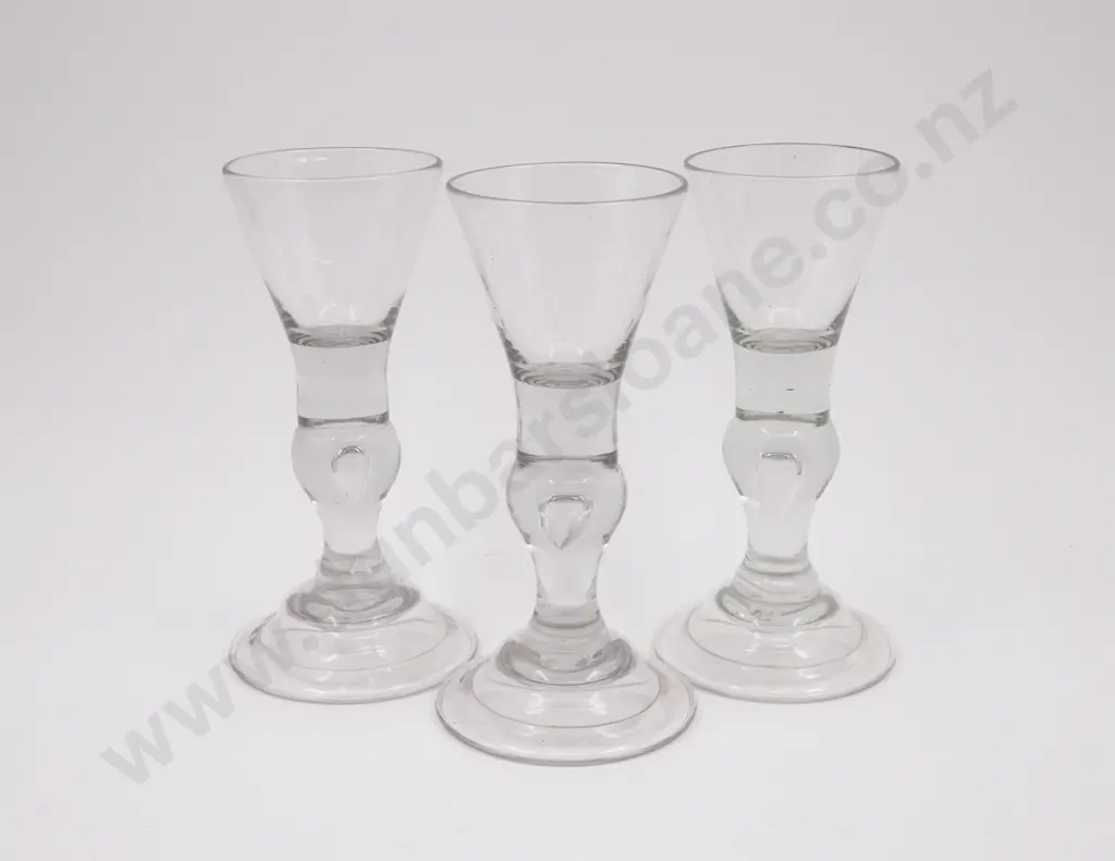 Three Georgian Wine Goblets Image 1++