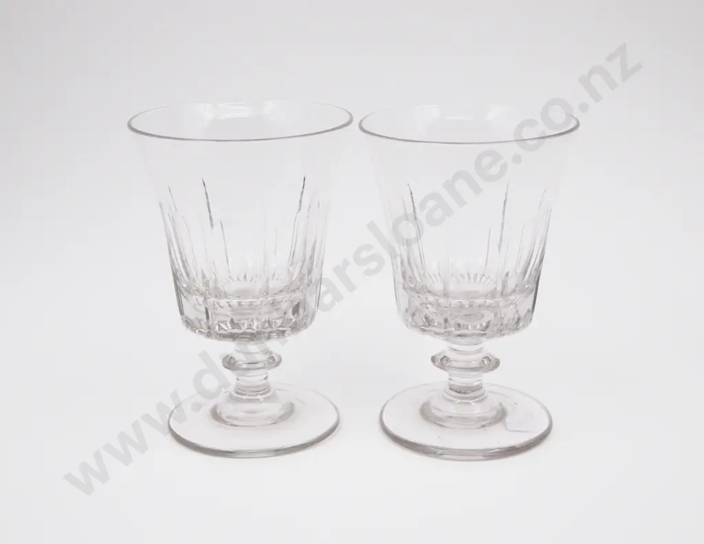 Pair Early Victorian Glass Roamers Image 1++