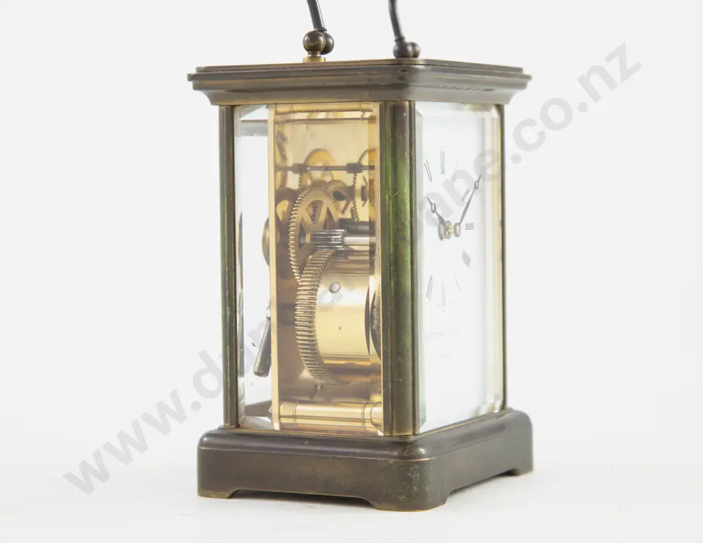 Brass Cased Carriage Clock by Matthew Norman London Image 1++