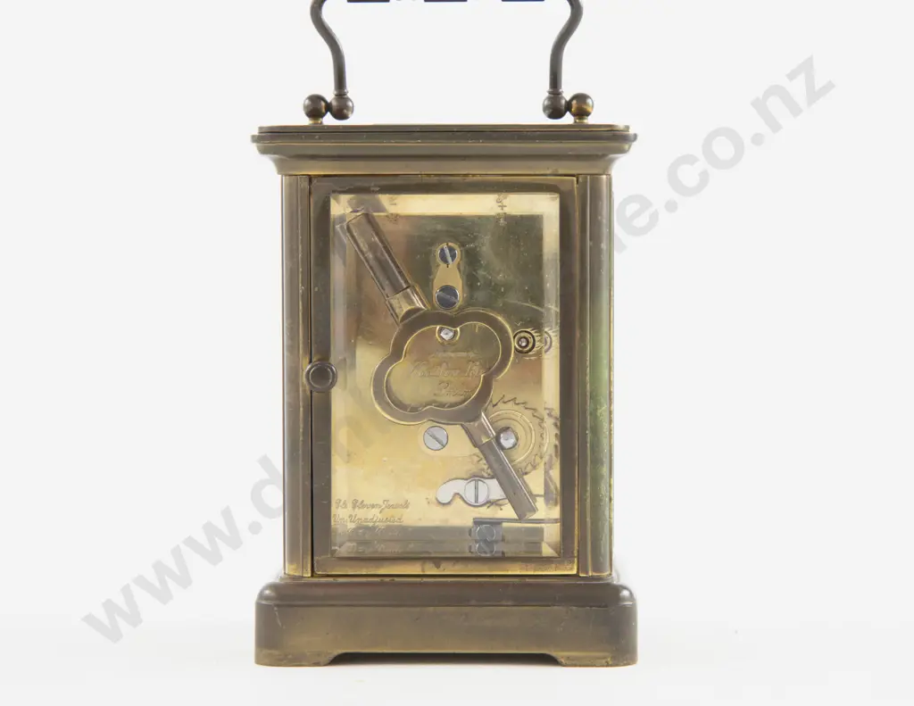 Brass Cased Carriage Clock by Matthew Norman London Image 1++