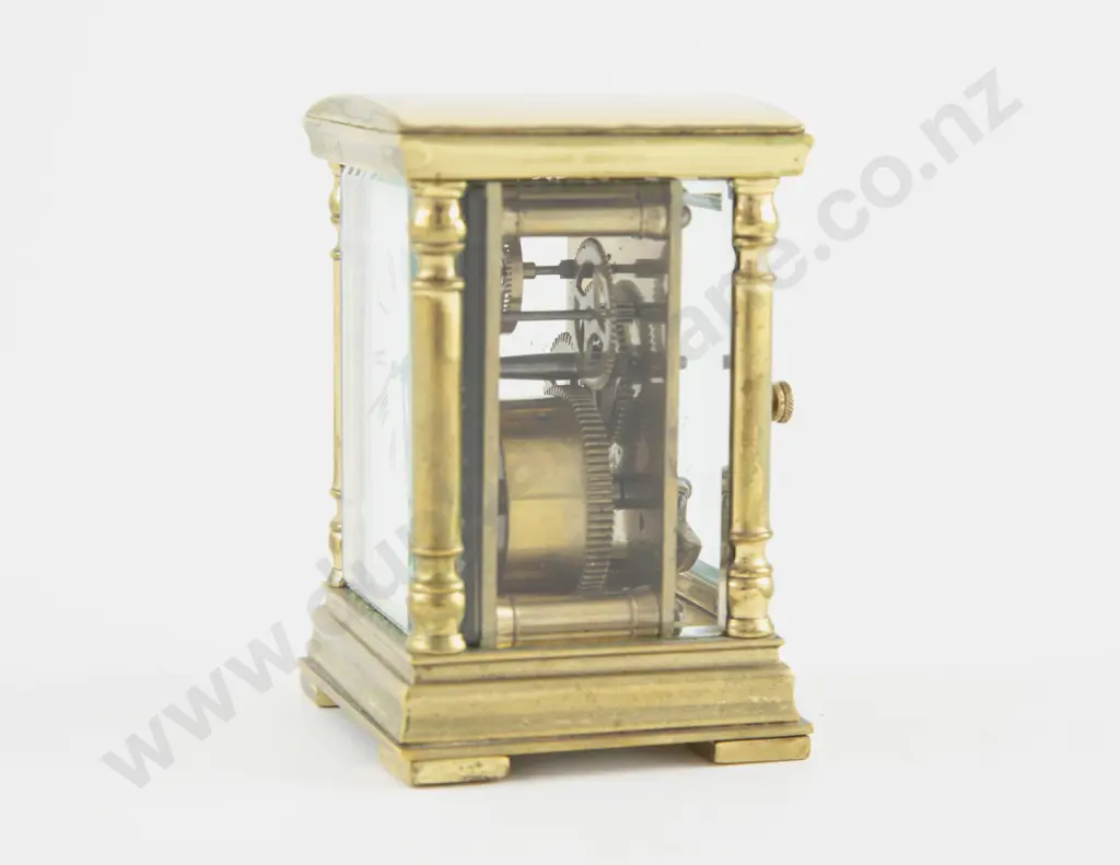 Small Brass Cased Carriage Clock Image 1++