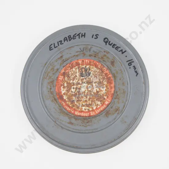 16mm Silent Film Elizabeth is Queen