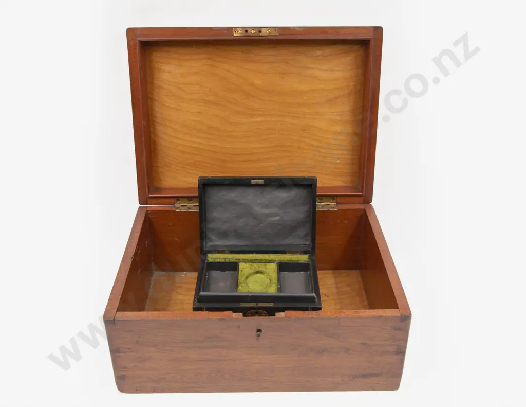 C20th Work/Instrument Box and Victorian Jewel Box Image 1++