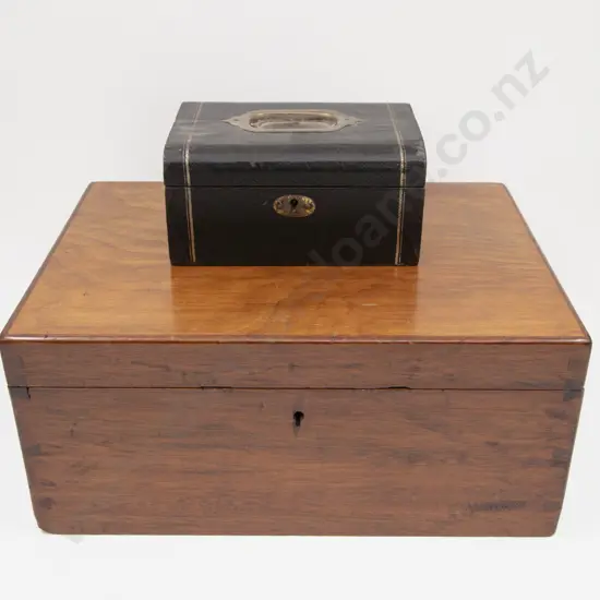 C20th Work/Instrument Box and Victorian Jewel Box