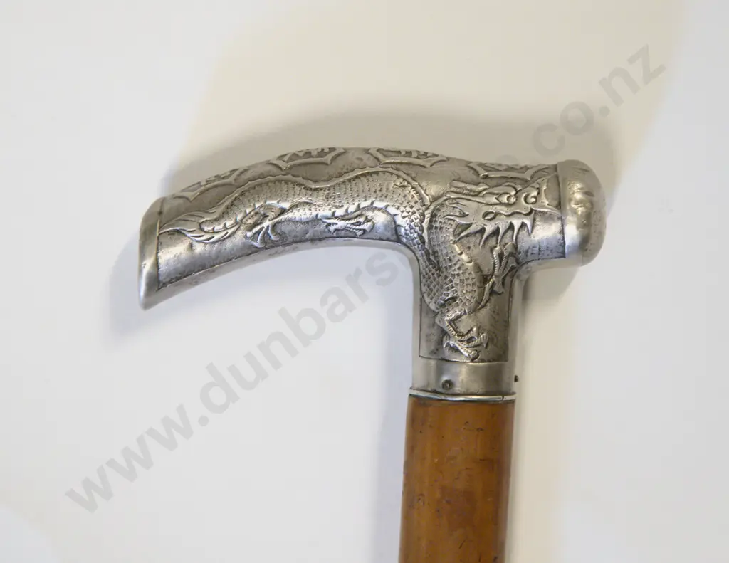 Late C19th Malacca Walking Stick Image 1++