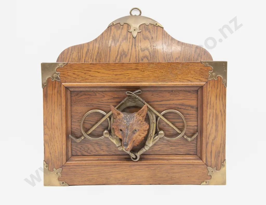 Edwardian Oak Hunting Lodge Newspaper Rack Image 1++