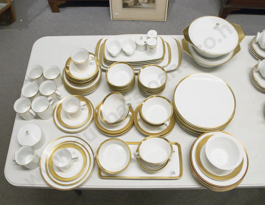 Rosenthal 8place Setting 90pce Berlin Pattern Dinner Service Image 1++