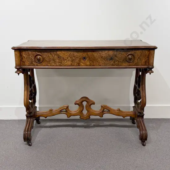 Victorian Burr Walnut Centre Table