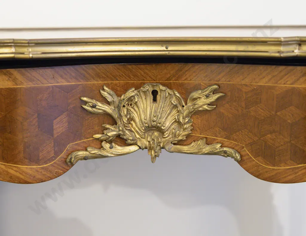 Pair French Kingwood and Ormolu Side Tables Image 1++