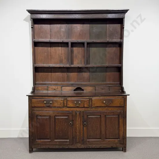 GeoIII Oak Welsh Dresser