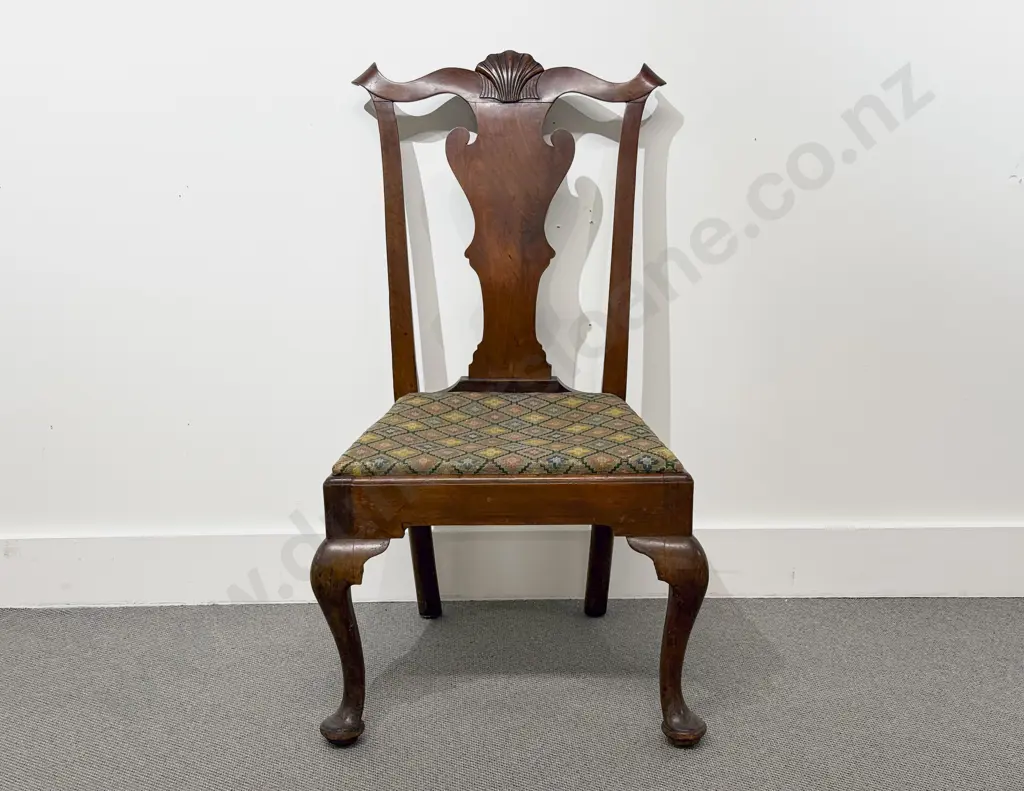 Early to Mid C18th American (Philadelphia) Mahogany Side Chair Image 1++