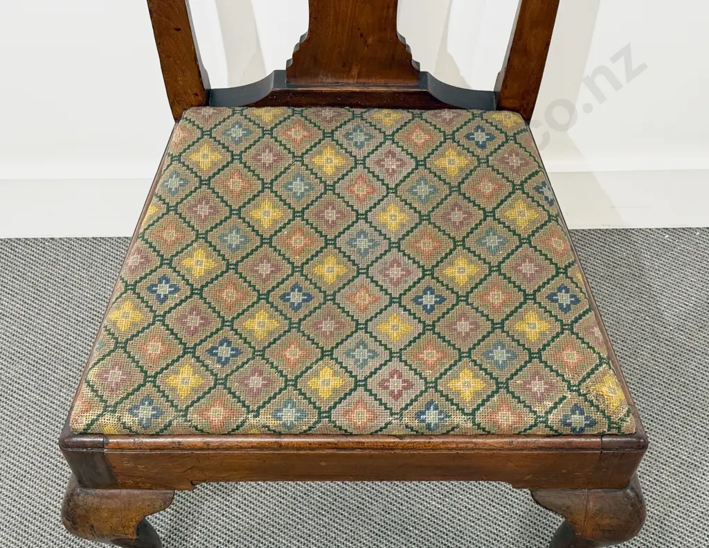 Early to Mid C18th American (Philadelphia) Mahogany Side Chair Image 1++