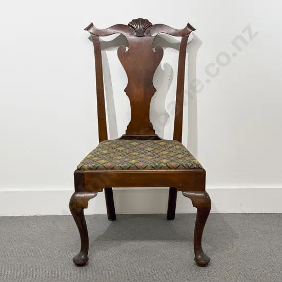 Early to Mid C18th American (Philadelphia) Mahogany Side Chair
