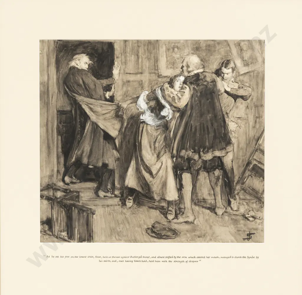 S J Solomon (British 1860 - 1927) - Three Character Studies (3) Image 1++
