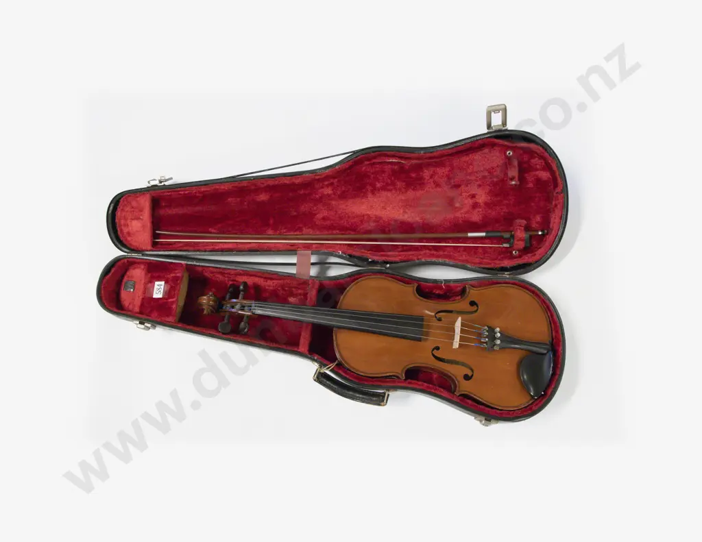 Cased Violin by M Couturieux with Bow Image 1++