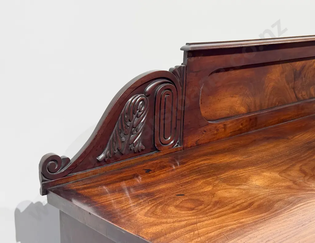 WMIV Mahogany Pedestal Sideboard Image 1++