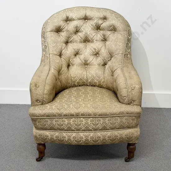 Victorian Button Back Tub Armchair