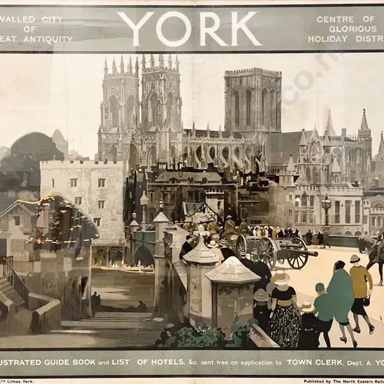 Fred Taylor (British 1875-1963) York A North-Eastern Railway Co. Poster