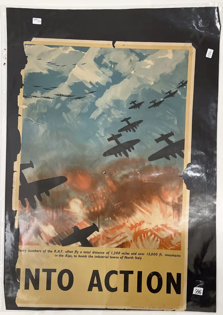 Two WWII British R.A.F. Posters Image 1++