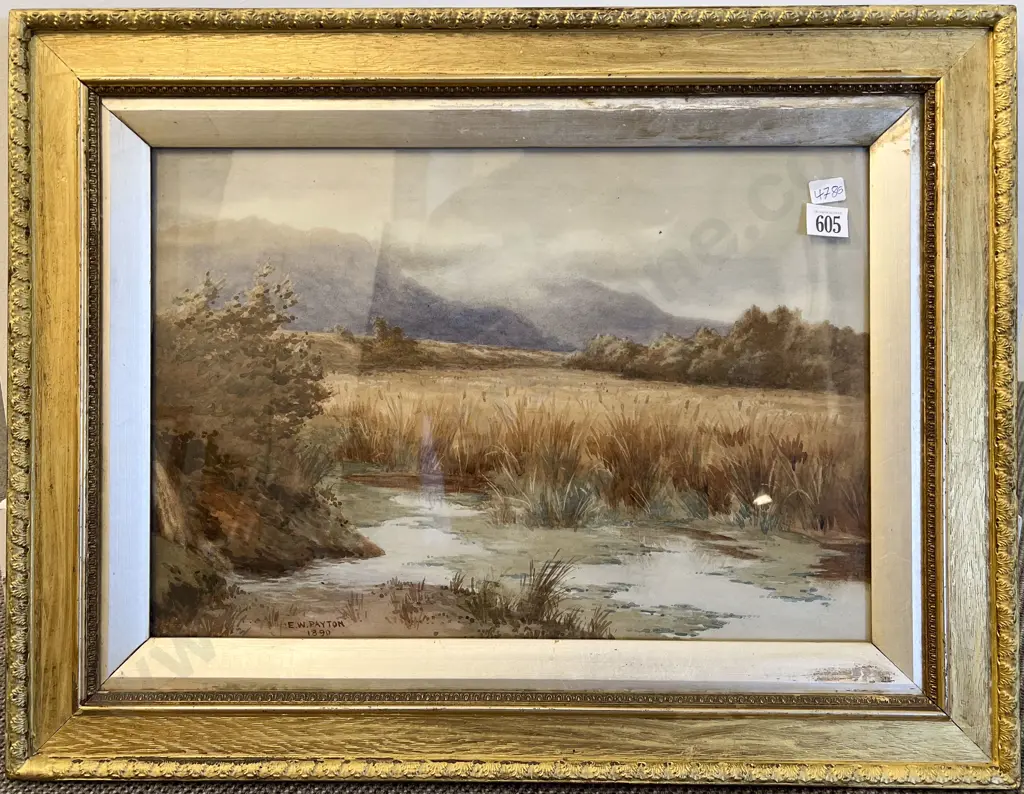 E W Payton (1859-1944) - Marshland View Image 1++