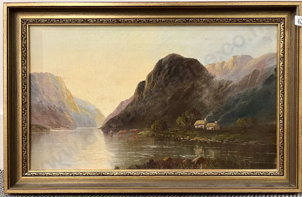 C19th School - A Scottish School Highland Loch Image 1++