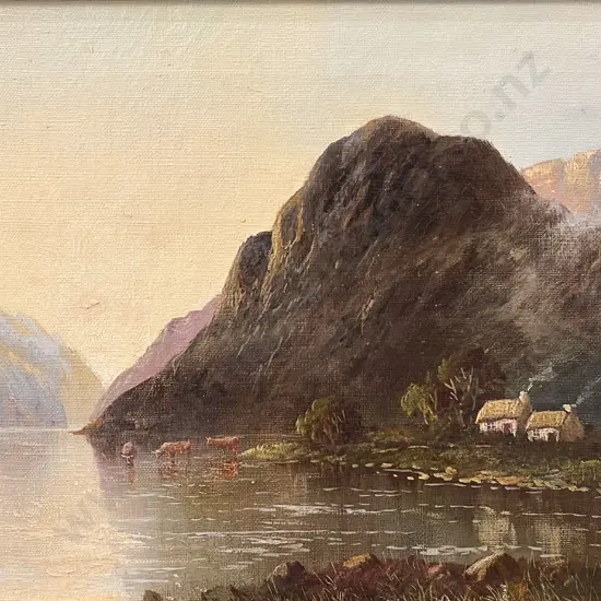 C19th School - A Scottish School Highland Loch