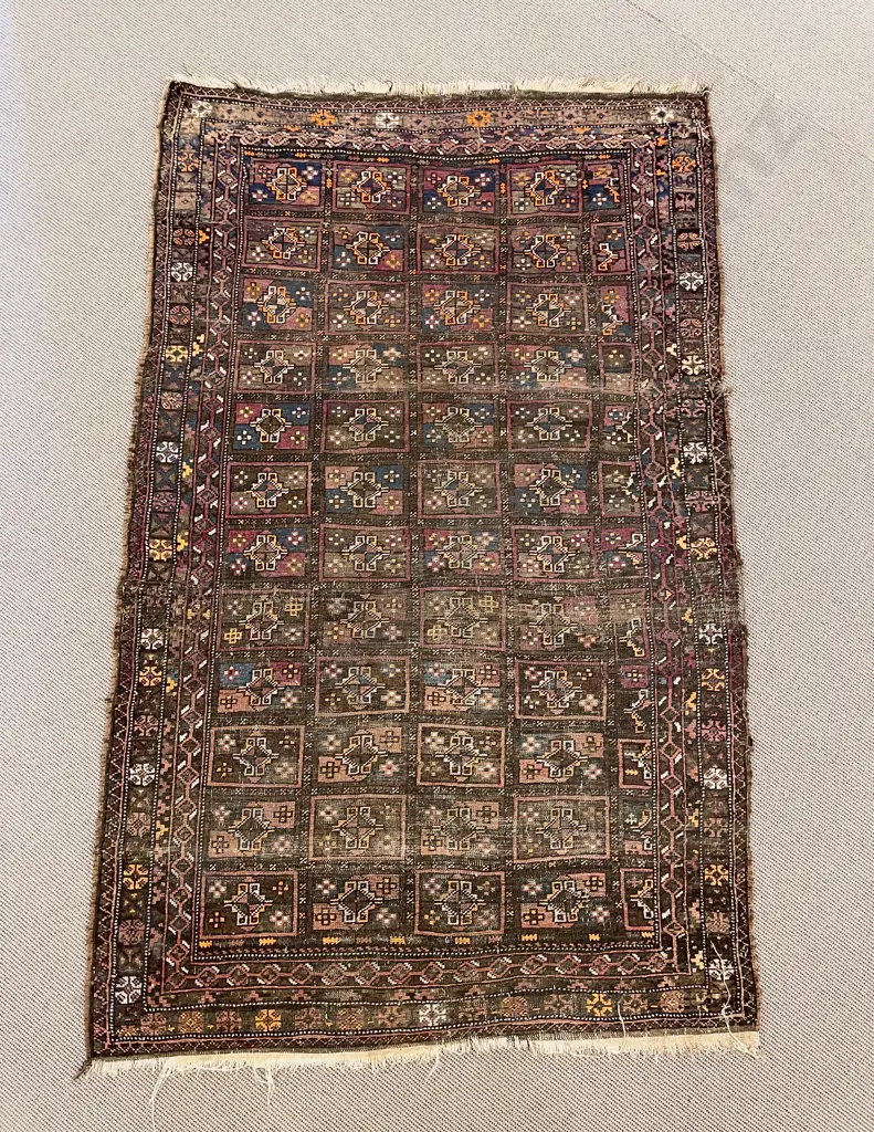 Antique Persian Bokhara Style Rug Image 1++