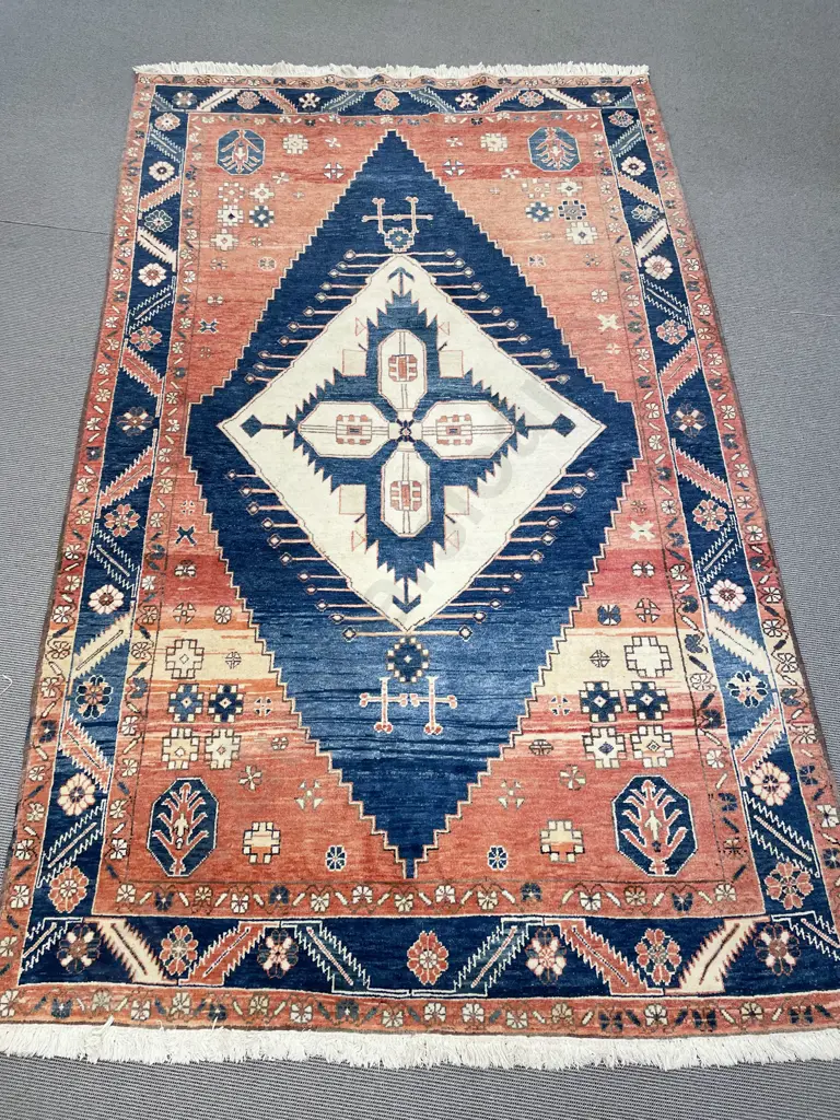 Semi-Antique Turkish Floor Rug Image 1++