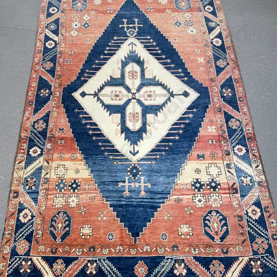 Semi-Antique Turkish Floor Rug