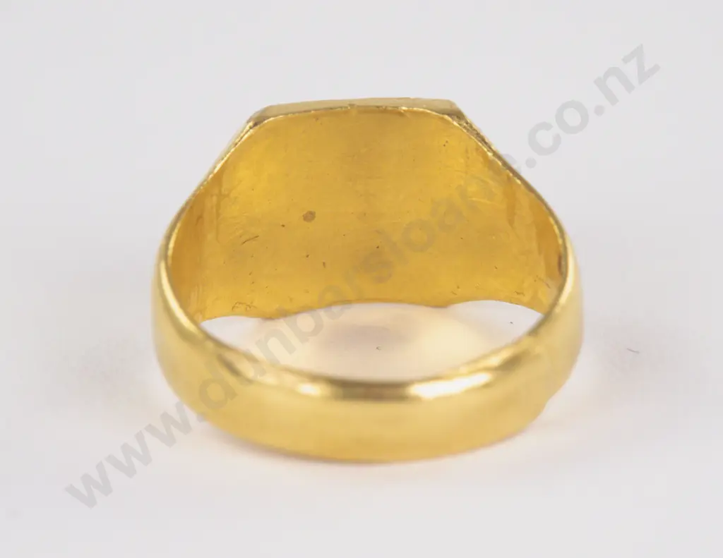 Chinese 24ct Signet Ring Image 1++