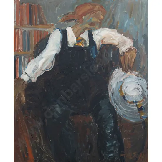 Jane Evans - Girl with Panama Hat