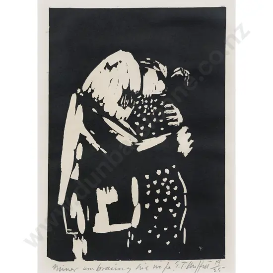 Trevor Moffitt - Miner Embracing His Wife