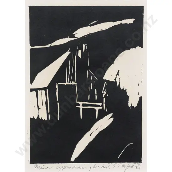 Trevor Moffitt - Miner Approaching His Hut