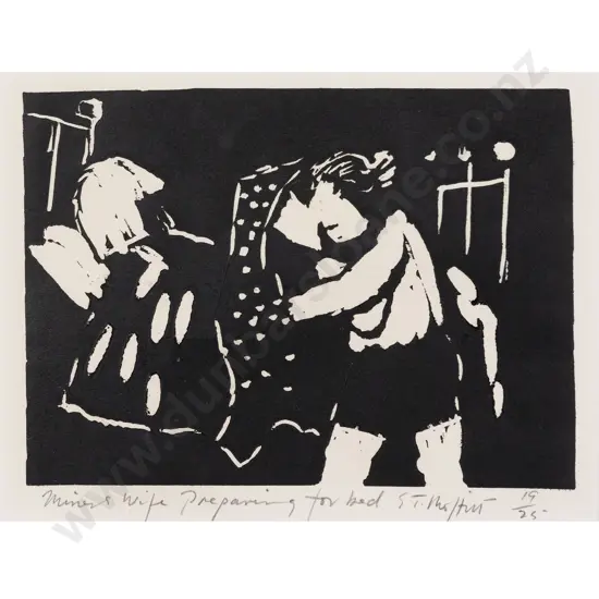 Trevor Moffitt - Miner's Wife Preparing for Bed